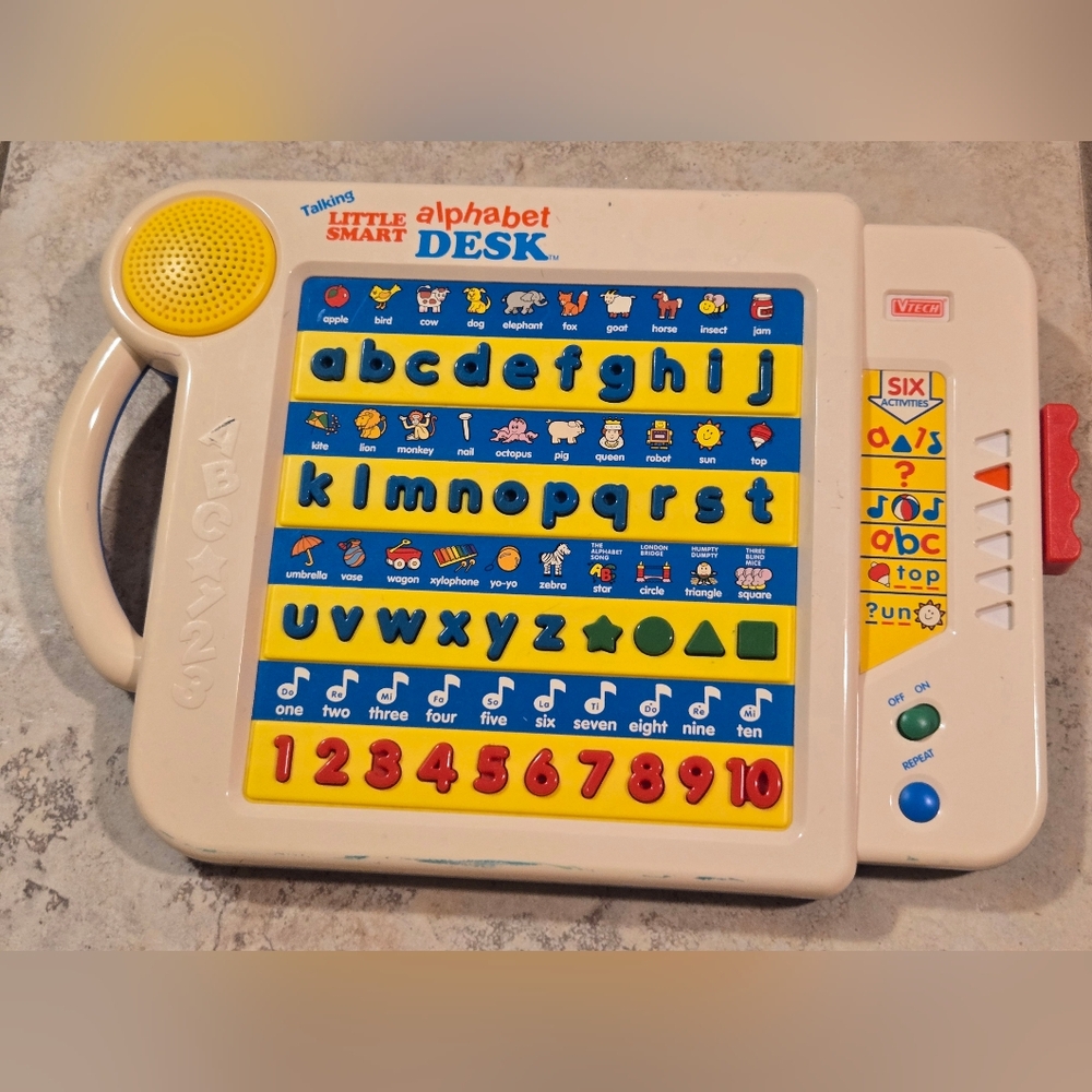 Little Smart Talking Alphabet Desk - Blue & Yellow